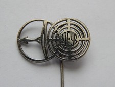 Austro Daimler Steyr Anstecknadel silberfarben alt & original