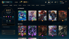 league of legends account euw LOL ACC 847lvl 937 skin