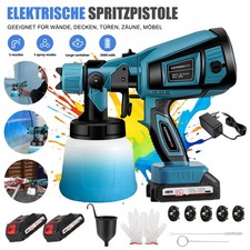 Farbsprüher Wandfarbe Lacke Lasuren Farbsprühgerät Elektrische Spritzpistole DHL