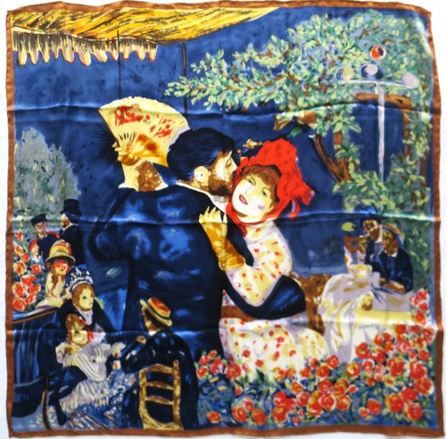 Vintage seidentuch renoir - vintage,