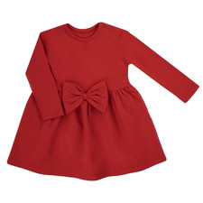 Weihnachtskleid Baby Kleinkind 86-128 - Festliches Kleid Rot - NEU