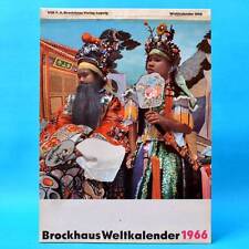 DDR Brockhaus-Weltkalender 1966 Kalender Abreiß-Kalender - Rarität 