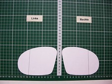 Außenspiegel Spiegelglas Ersatzglas VW Polo 6N 6N2 M3 Sport Spiegel Li o Re asph