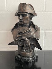 Bronzebüste Napoleon mit Adler – Empire Stil – 30 cm Skulptur Vintage