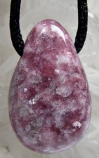 LEPIDOLITH Anhänger + Bohrung