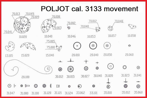 Poljot chronograph 3133 - poljot,