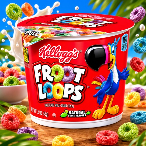 Kellogg froot loops cup - froot,