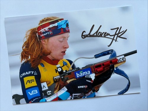 Orig biathlon autogramm maren - orig.,