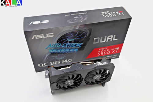 Asus radeon 5500 8gb - asus, rx