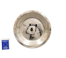 BERNARD BUFFET Künstlerteller Panda 925 Sterling Silber 1974 Teller signiert