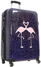 Bunter Reisetrolley Flamingo