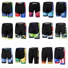 Herren Fahrrad Shorts Lycra Radlerhose Rennrad Hose Radhose Kurz Gepolstert