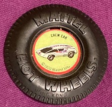 Crew Car Redline Button Plastik Badge 1970 Hot Wheels Custom HW Redliner
