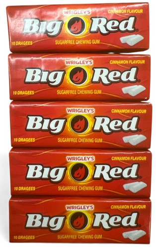 Wrigley big red dragees - red,