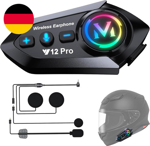 Bluetooth motoradhelm - 2,