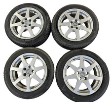 RH MX655 Showline Alufelgensatz Silber 6,5Jx15 Zoll 185/55 R15 Winterreifen KBA 