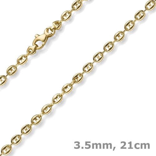 5mm armband bohnenkette - 3,5mm,