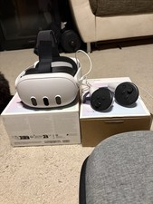  VR Brille Headset Meta Quest 3 128 gb + original Elite Strap Akku + Reisetasche