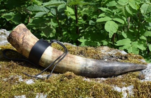 Trinkhorn naturrau mit - 0,5l,