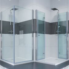 IMPTS Falttür Duschkabine Schwingtür Eckeinstieg Duschabtrennung Komplett Dusche