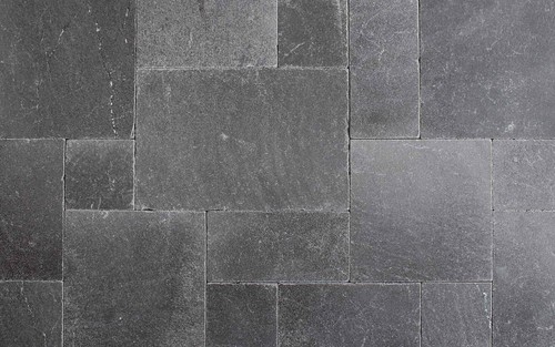 Basalt terrassenplatten black - basalt, "black