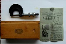 Mikroskop Zubehör: Deckgläser Dickenmesser (Schraublehre)