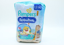 6x12 Pampers Splashers Schwimmwindeln Gr. 3-4 (6-11kg) | Einweg Schwimm Pants