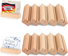 Holz Tischkartenhalter Set 10