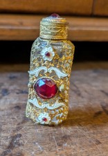 Jugendstil Glas Flasche Flacon