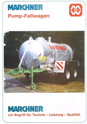 Marchner pump faßwagen - marchner, pump-