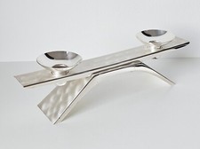 WMF Kerzenhalter Ikora Metall versilbert Kurt Radtke Kerzenleuchter Vintage