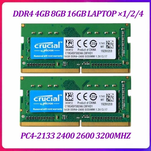 Crucial 8gb 16gb - ddr4, 2133