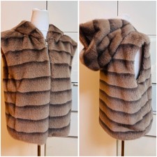 Teddy Pelz Fell Weste Nerz