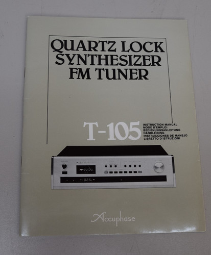 Org accuphase 105 - accuphase, t-105