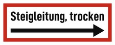 Steigleitung, trocken -