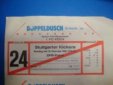 82/83 Ticket 1. FC Köln