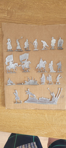 Zinnfiguren flachfiguren - 19,