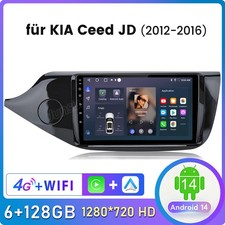 6+128G 9'' Android Autoradio Für Kia Ceed 2012-2016 GPS Navi WIFI BT SWC DAB+ FM