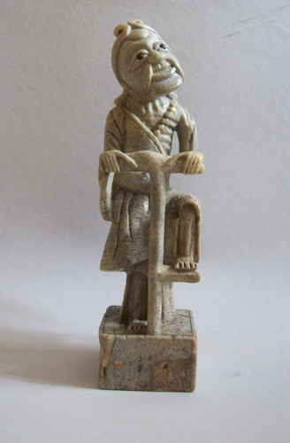 Speckstein figur skulptur - speckstein,