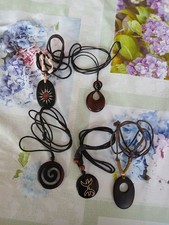 Holzschmuck konvolut dunkles - konvolut,