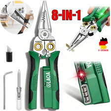 8 in 1 Abisolierzange mit
