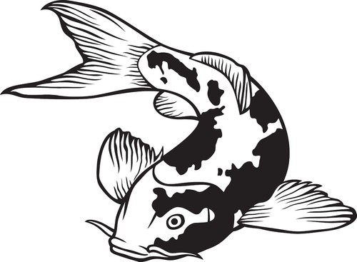 Autoaufkleber sticker koi - sticker,