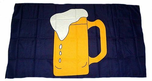 Flagge fahne bier bierkrug - /,