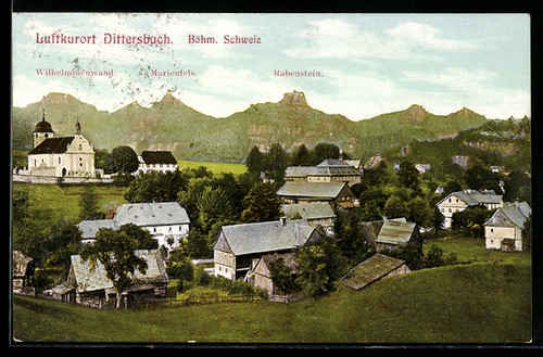 Dittersbach jetrichovice - ak,