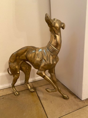 Kunstobjekt windhund vintage - kunstobjekt,, windhund,vintage