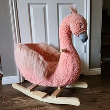 Pink Flamingo Rocking Chair