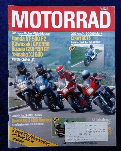Das motorrad 1984 kawasaki - motorrad, 13/1984