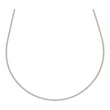 Halskette 750 /18 K Weißgold Ankerkette Länge 45 cm H01.6435