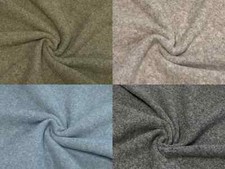 Wollfleece Schurwolle Stoff