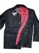 Donkey Jacket Heavy Wool Tartan Lining Worker Skin Punk Mod Ska Schwere Jacke